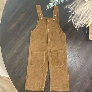 Toddler corduroy overalls